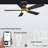 Aspen 52'' Smart Ceiling Fan With Remote, Light Kit Included, Works With Google Assistant And Amazon Alexa,Siri Shortcut.