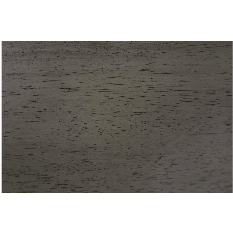 Table de bout moderne avec finition bicolore grise / noire et table de bout sous la table avec placage en noyer d'hévéa