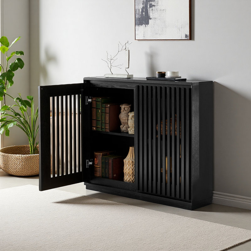 Buffet Mid Mid Century, Noir