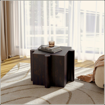 Puzzle Art Side Table, Modular Convex Edge MGO Table - Buy Singles Or Combine For Custom Layouts,  Indoor & Outdoor