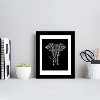 Elegant Framed MDF Painting, 9.3 x 11.2 Inches | 100% MDF Art with 0.1 Inch Thickness, Stylish PVC Frame with 0.9 Inch Thickness | Perfect Decorative Wall Art for Home & Office, Unique and Eye-Catching Design