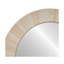 Miroir rond ivoire