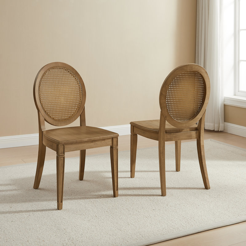 Jacolyn 2-piece Cane-back Dining Chair Set
