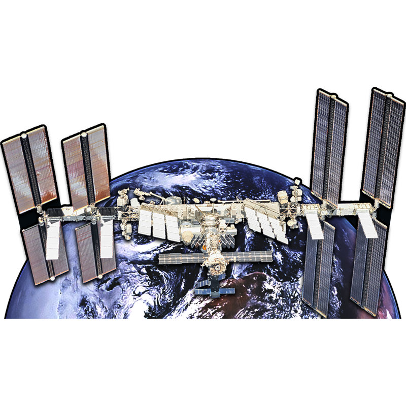 «International Space Station over Earth Nasa»
