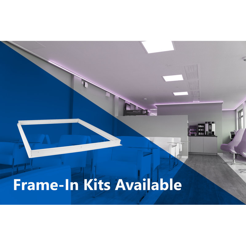 Dimmable Rectangle Troffer Ceiling Light