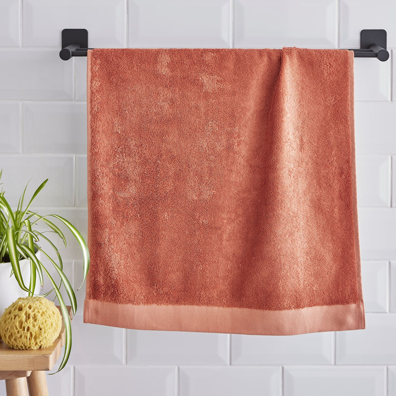 Bambo Cotton Blend Towels, Orange