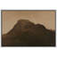 «Minimal Neutral Mountain Peak», impression sur toile encadrée, impression sur toile-1125606706-1125606705