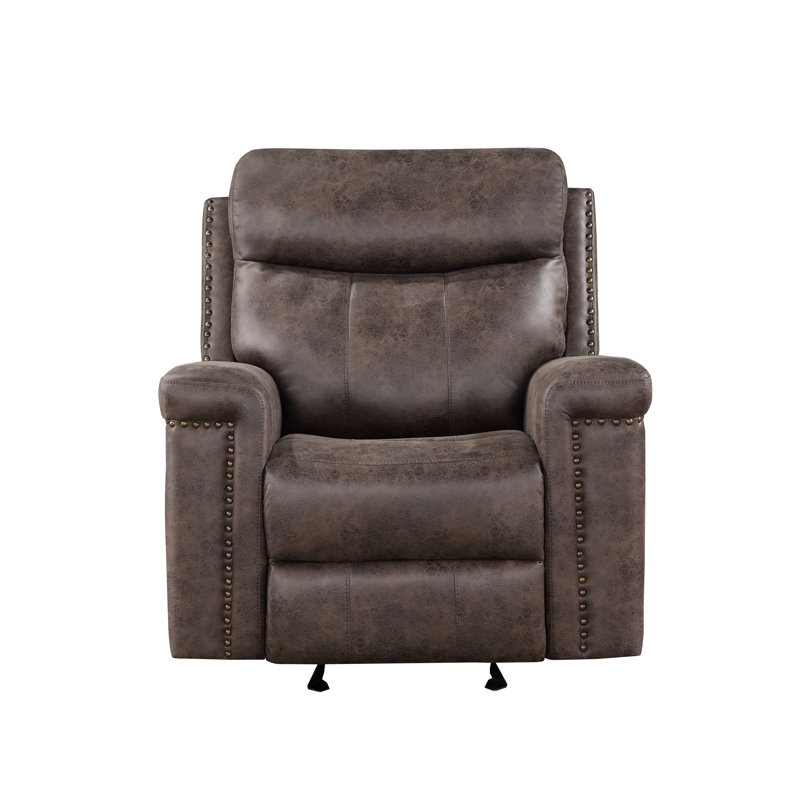 Fauteuil inclinable standard oscillant de 38,63 po Annakiya, Courant