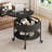 Round Coffee Table With Wheels-1779614581