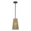 Luminaire suspendu en bronze 1 lumière Aurea