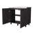Smokey Oak Utility Sink And Cabinet
