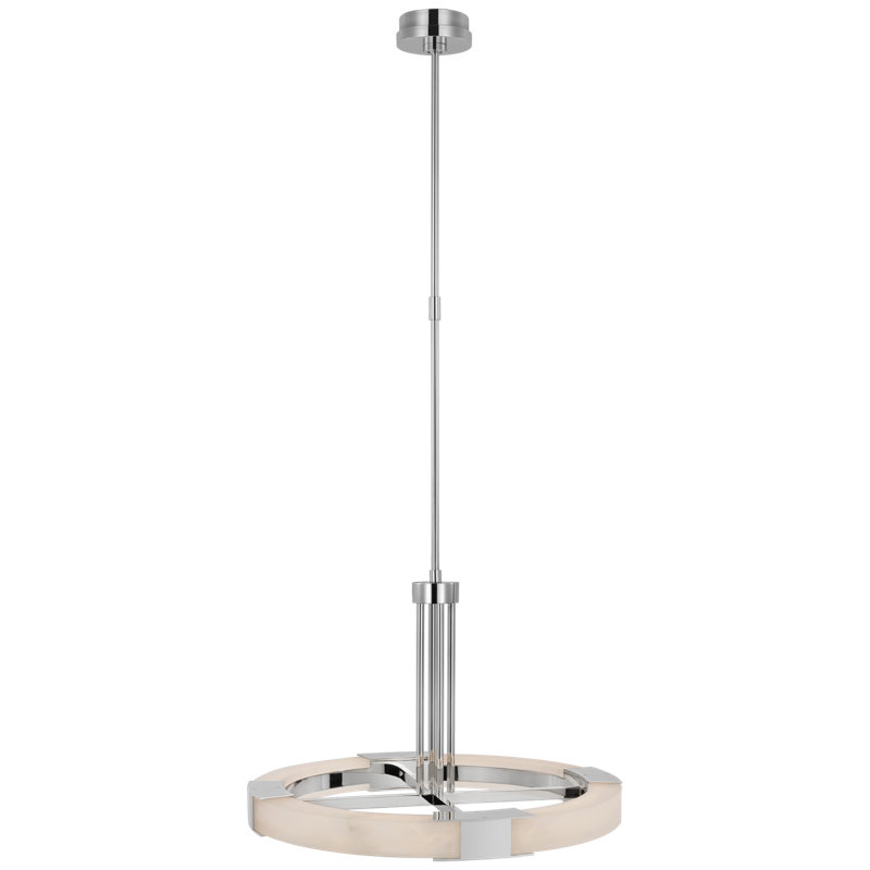 Covet 8 - Light LED Chandelier, Polished Nickel