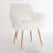 Lamprini Faux Fur Upholstered Make up chair with Metal Legs-1694260291