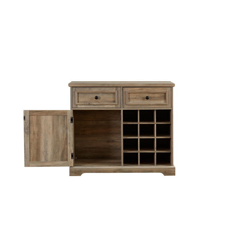 Farmhouse Buffet Cabinet with Storage Sideboard with 2 Drawers