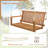 Eldoria 2 - Person Acacia Solid Wood Hanging Porch Swing