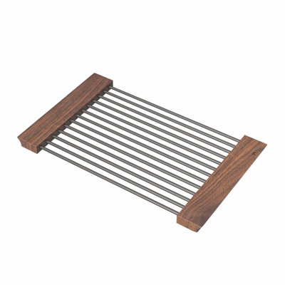 16.5" x 10" Dish Drying Rack for Kitchen Sinks in Gunmetal