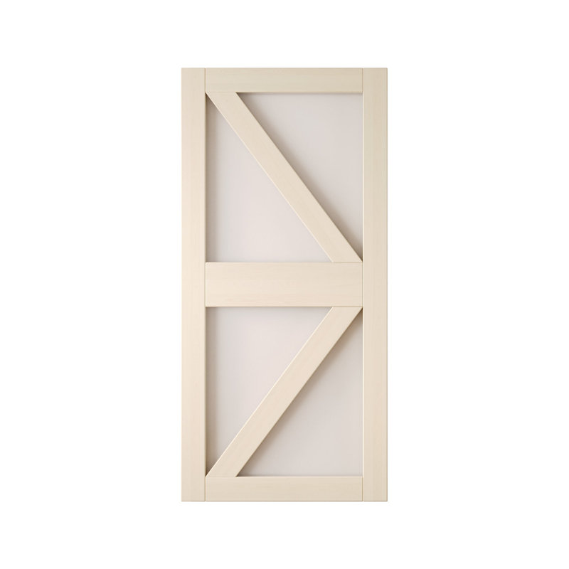 Porte de grange coulissante en bois massif non assemblé 40 x 84, 40" x 84"