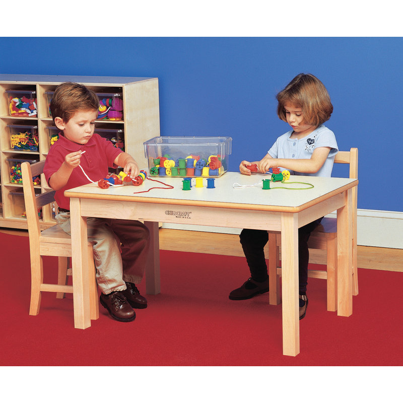 Table rectangulaire d'activités