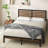 Kai Metal and Solid Wood Standard Bed-94487226