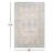 Jivika Oriental Blue/Wheat/Cream Area Rug-787664307