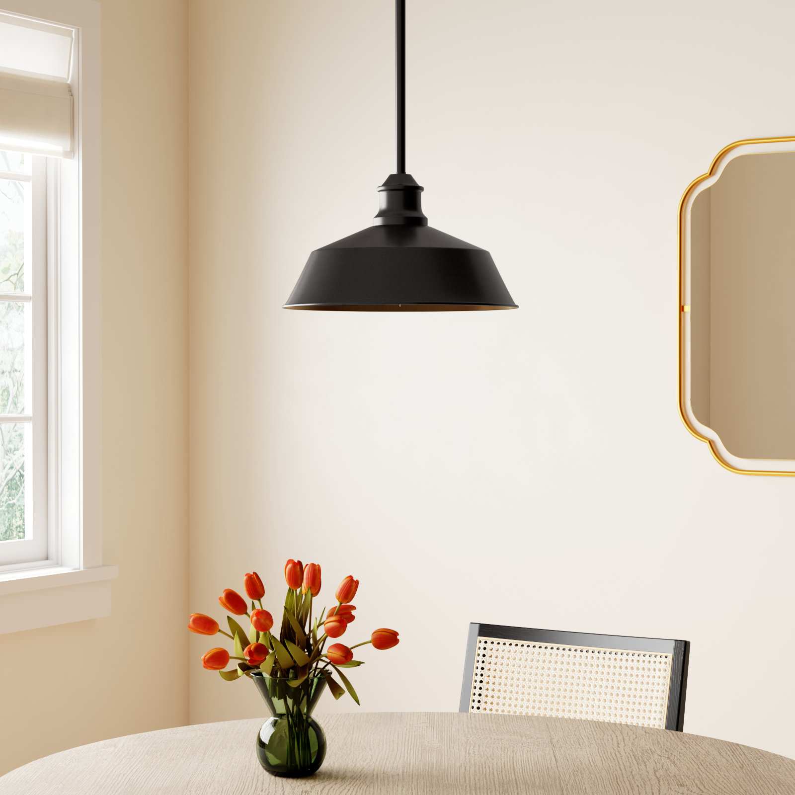 Jeb Dimmable Single Light Pendant, Oil Rubbed Bronze