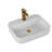 White Ceramic Countertop Sink - Easy To Install And Maintain In Bathrooms Modern Wash Basin Fits Well Various Bathroom Settings