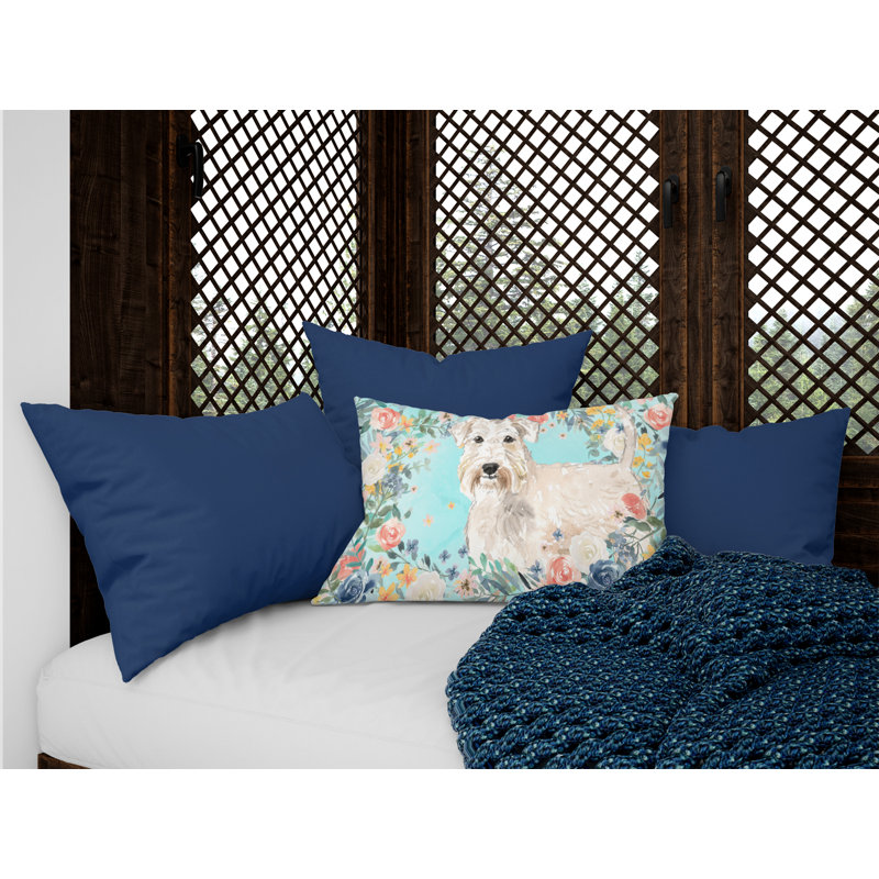 Outdoor Throw Pillow, Wheaten Terrier