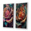 «Modern Blooming Rose», 2 pièces sur toile-1774968084-1774968085