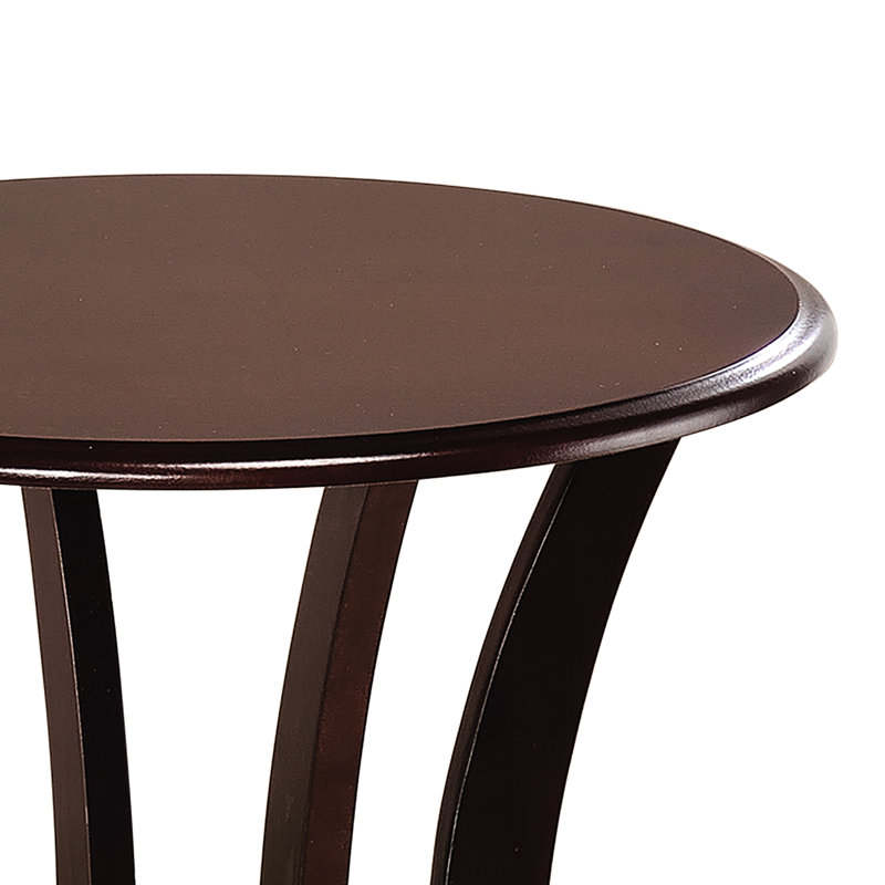 Superbe table d'appoint en cerisier avec finition en faux marbre de style classique