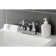 Kingston Brass KB4605BX Metropolitan 4 In. Centerset Bathroom Faucet With Pop-Up Drain, Oil Rubbed Bronze