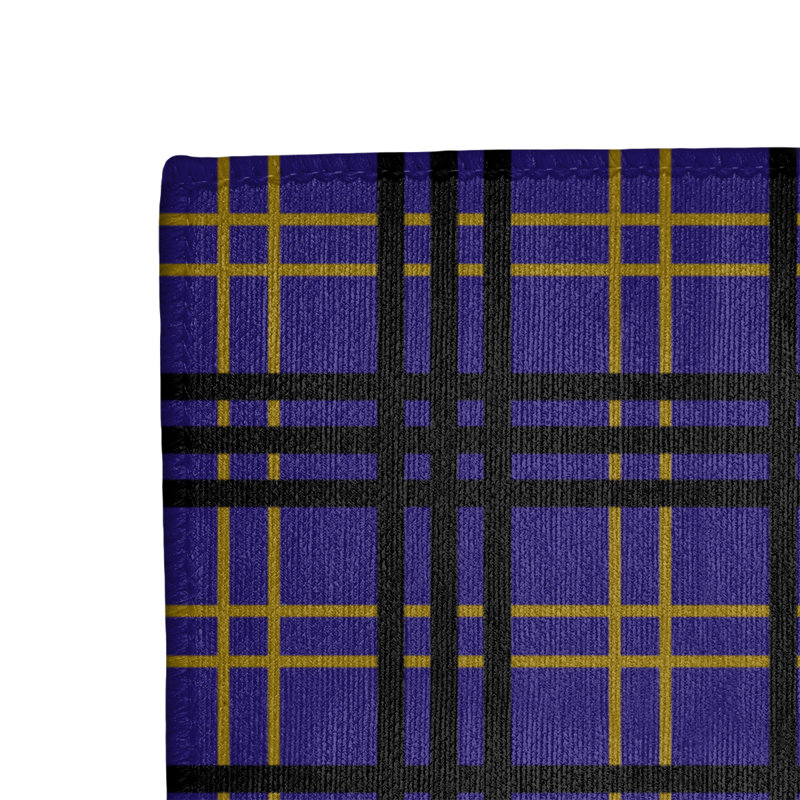 Tapis à carreaux mauve, Rectangle 4 pi x 6 pi