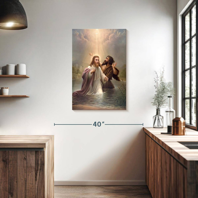 Adella Baptism Of Jesus, H 36 po x l 24 po