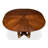 Extendable Walnut Round Solid Wood Dining Table