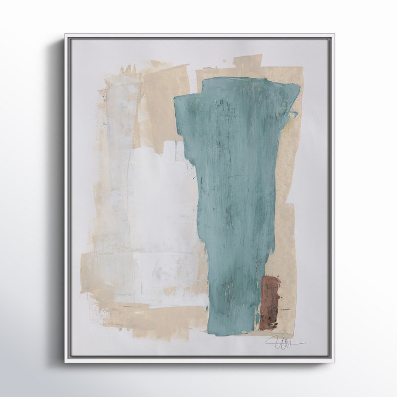 Hubbard Together We Work-II by - Floater Frame Print on Canvas, 29.5" H x 23.5" W x 2" D, White Framed