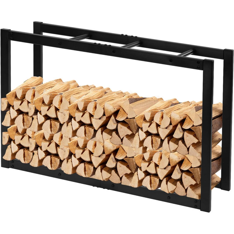 Kuniza 60cm W Metal Log Rack