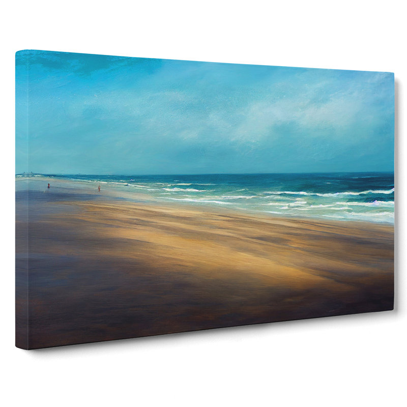 Gold Beach - Wrapped Canvas, 40cm H x 60cm W x 3cm D