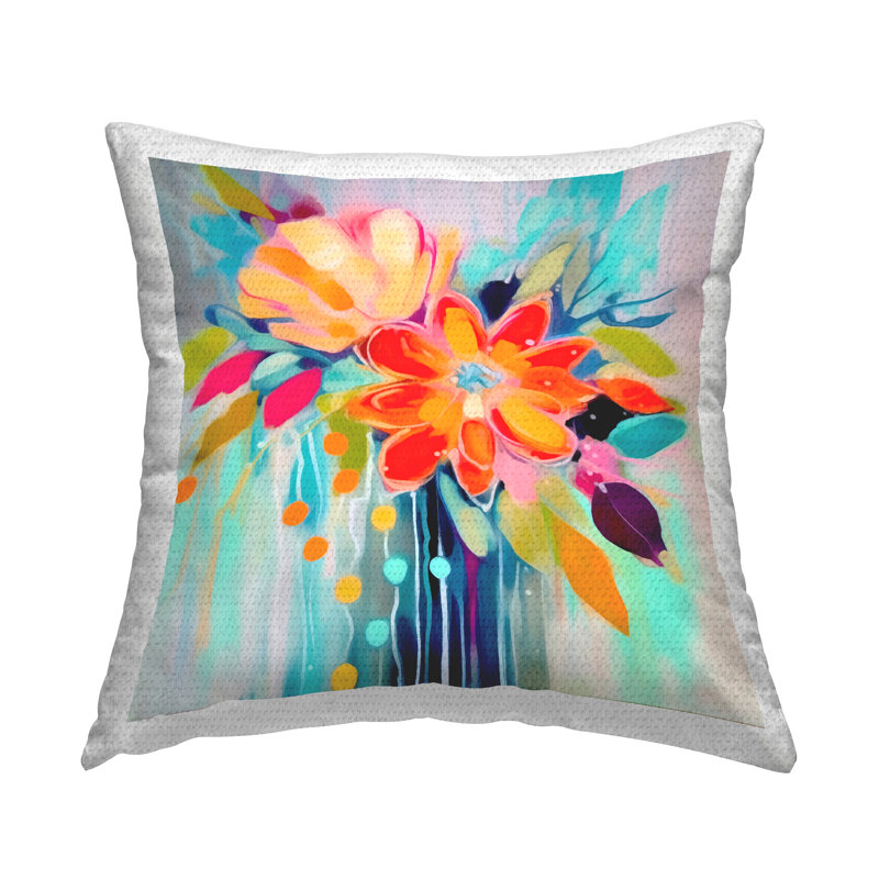 Abstract Outdoor Throw Pillow