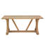 Lockport Oak Solid Wood Base Dining Table