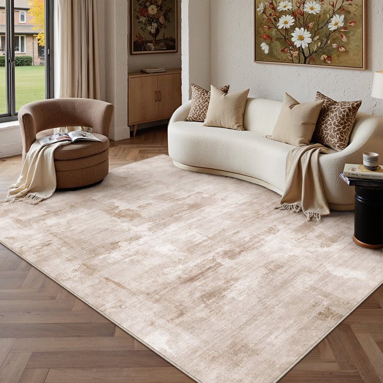 Tapis oriental brun clair / beige Lumora
