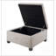 Repose-pieds avec rangement à fermeture en douceur Choix confortable, fonctions multiples, design classique et coins confortables-944053116