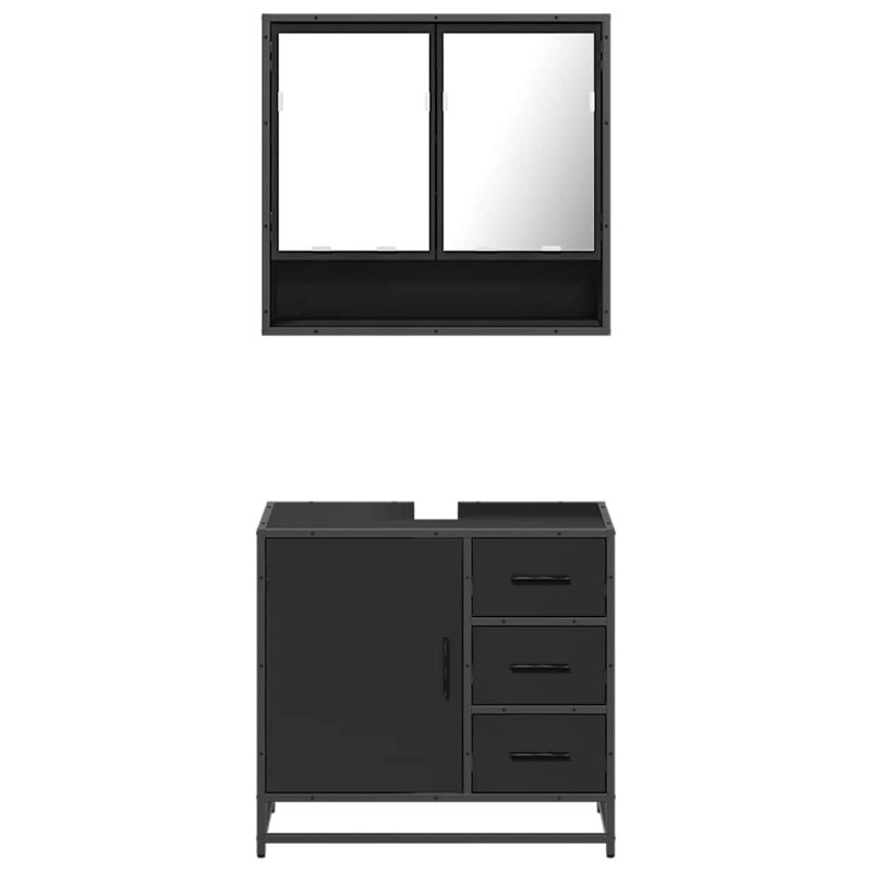 Bathroom Furniture Suite, Black