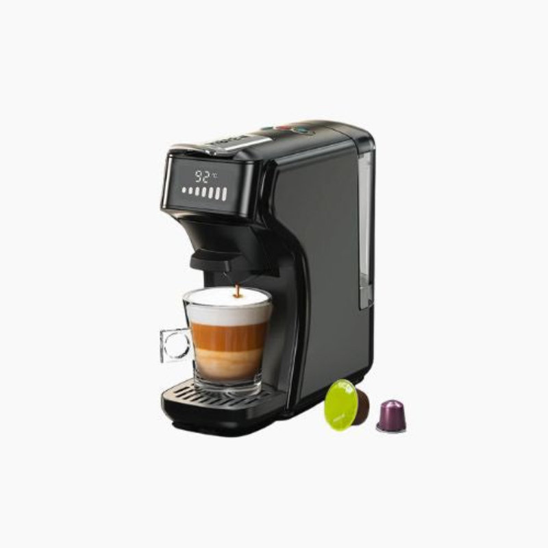 Cafetière espresso cappuccino 20Bar HiBREW 6-en-1