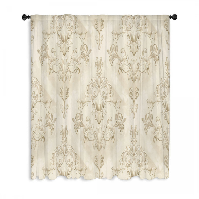 Panneau de rideau transparent Marys, L 50 po x L 84 po