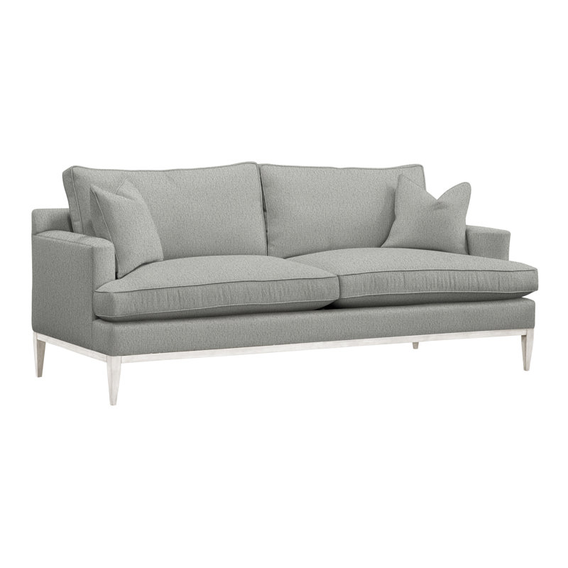 Camilla 88.5" Sofa, Tarbee Dove, Casa Blanca