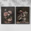 "Vintage Floral 8" - 2 pièces sur papier-654684345-654684344