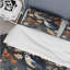 Blooming Scandinavian Bird Elegance II - Ensemble de housse de couette à motif floral-198373099