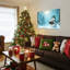 Art mural sur toile livre de lecture bonhomme de neige-1435588101