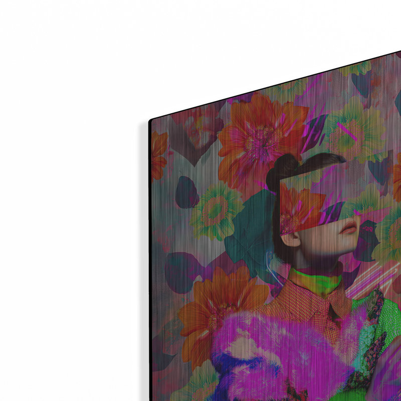  «Neon Pop 2» par Ann Klee, art mural en métal, 12 po x 16 po, H 24 po x l 16 po