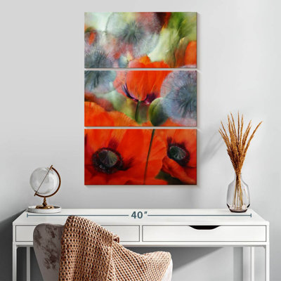 Harnek Poppies And Dandelions IV