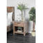 Table de chevet rustique